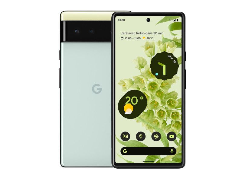 REFURBISHED CLEAN 99% GOOGLE PIXEL 6 128GB  SIM/E-SIM 6.4 INCHES 8GB RAM 128GB ROM DUAL REAR CAMERA 50MP + 12MP FRONT CAMERA 8MP BATTERY CAPACITY 4614 Mah