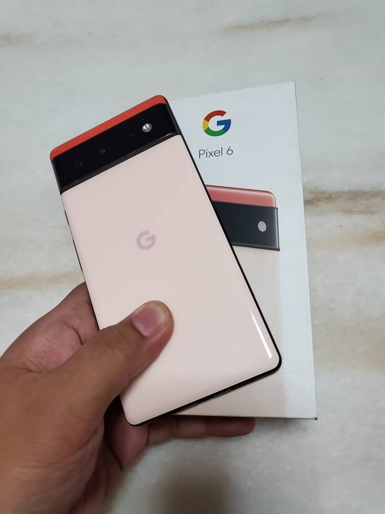 REFURBISHED CLEAN 99% GOOGLE PIXEL 6 128GB  SIM/E-SIM 6.4 INCHES 8GB RAM 128GB ROM DUAL REAR CAMERA 50MP + 12MP FRONT CAMERA 8MP BATTERY CAPACITY 4614 Mah