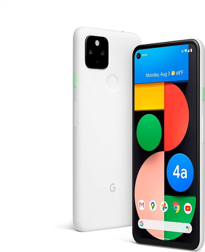 REFURBISHED GOOGLE PIXEL 5A 5G 128GB DUAL E-SIM DISPLAY 6.4 INCHES 6GB RAM 128GB ROM DUAL CAMERA 12.2MP + 16MP