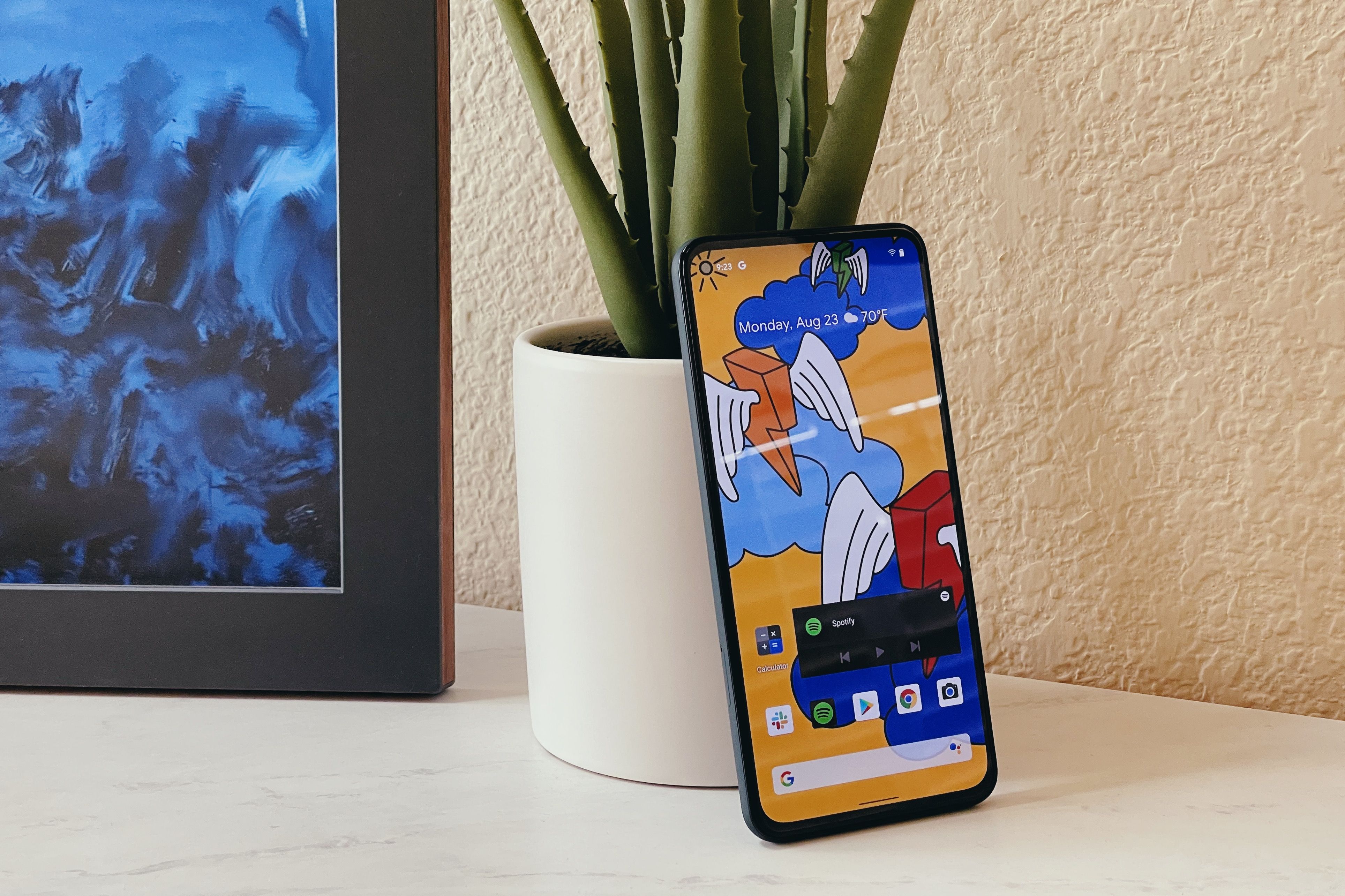 REFURBISHED GOOGLE PIXEL 5A 5G 128GB DUAL E-SIM DISPLAY 6.4 INCHES 6GB RAM 128GB ROM DUAL CAMERA 12.2MP + 16MP
