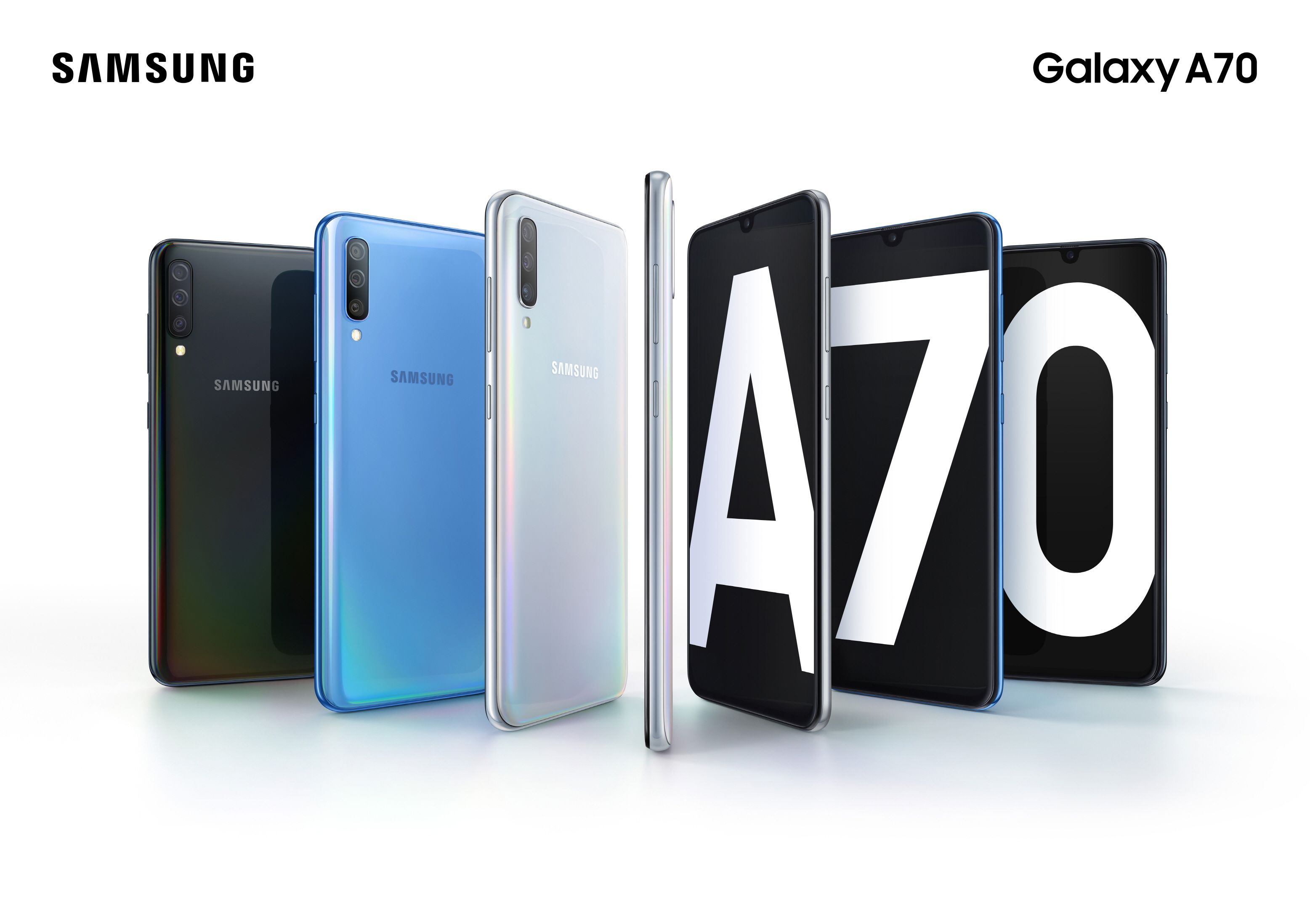 REFURBISHED SAMSUNG A70 6GB RAM 128GB ROM BLACK DISPLAY 6.7 INCHES TRIPPLE BACK CAMERA 32MP + 8MP + 5MP BATTERY CAPACITY 4500 MAH