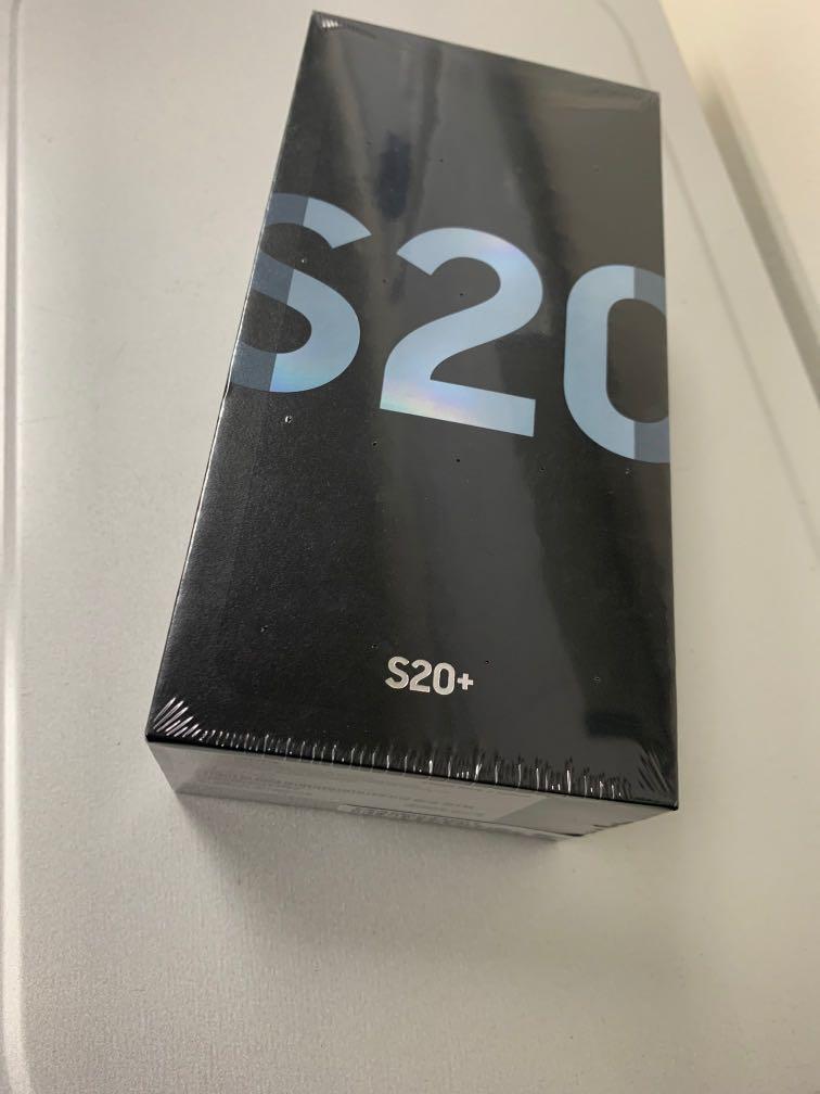 BRAND NEW SEALED SAMSUNG S20 PLUS 5G 12GB RAM 128GB ROM GREY DISPLAY 6.7 INCHES TRIPPLE REAR CAMERA 12MP + 64MP + 12MP