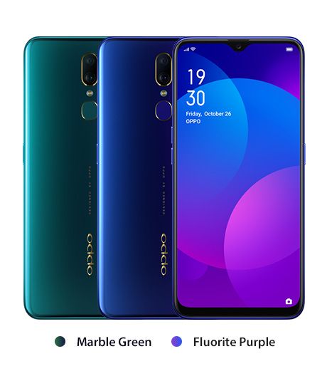 REFURBISHED OPPO F11 Smart Phone 6GB+128GB With Fingerprint Unlock 6.53inch Support 2G/3G/4G Network Dual SIM 4020mAh GREEN/FARRK PURPLE