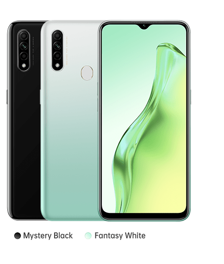 REFURBISHED OPPO A31 Smart Phone 6GB+128GB With Fingerprint Unlock 6.50inch Support 2G/3G/4G Network Dual SIM 4230mAh  Black and Green