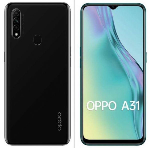 REFURBISHED OPPO A31 Smart Phone 6GB+128GB With Fingerprint Unlock 6.50inch Support 2G/3G/4G Network Dual SIM 4230mAh  Black and Green