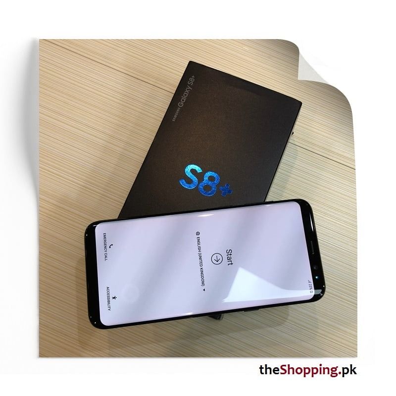 REFURBISHED SAMSUNG S8 PLUS 128GB ROM 4GB RAM BLACK SINGLE SIM DISPLAY 6.2 INCHES REAR CAMERA 12MP ANDROID 9 BLACK