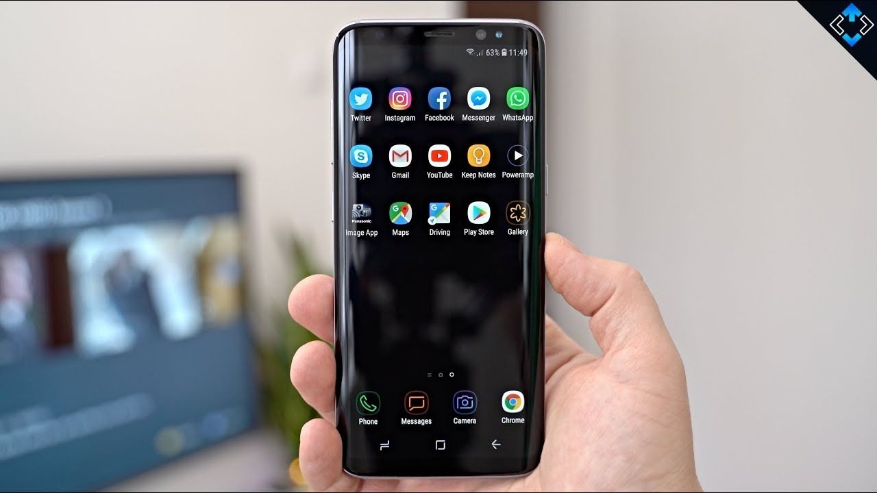 REFURBISHED SAMSUNG S8 PLUS 128GB ROM 4GB RAM BLACK SINGLE SIM DISPLAY 6.2 INCHES REAR CAMERA 12MP ANDROID 9 BLACK