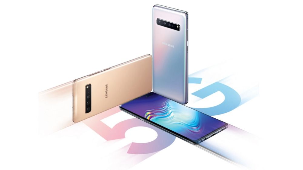 REFURBISHED SAMSUNG S10 5G 256GB ROM 8GB RAM GOLD DISPLAY 6.7 INCHES REAR CAMERA 12MP + 12MP + 16MP + 0.038MP ANDROID 12