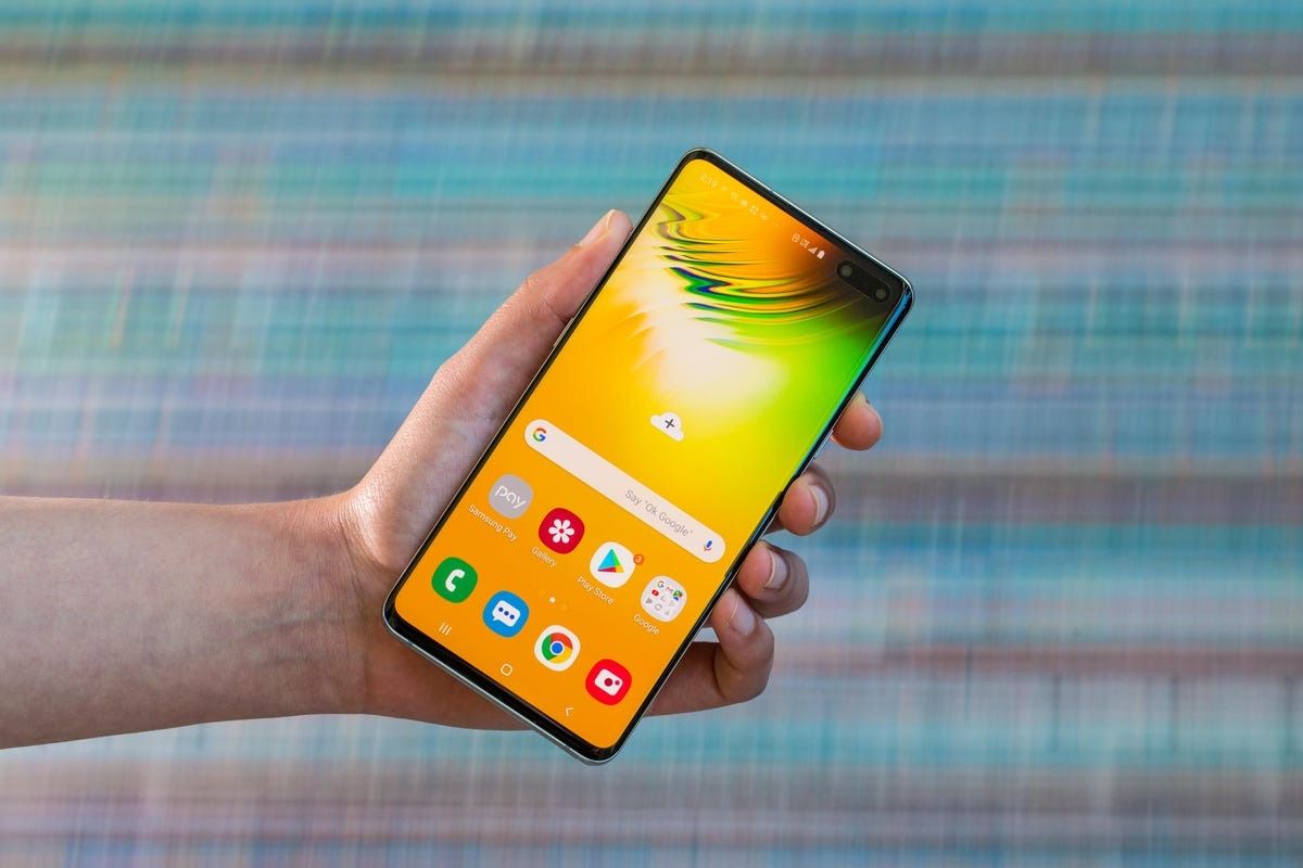 REFURBISHED SAMSUNG S10 5G 256GB ROM 8GB RAM GOLD DISPLAY 6.7 INCHES REAR CAMERA 12MP + 12MP + 16MP + 0.038MP ANDROID 12
