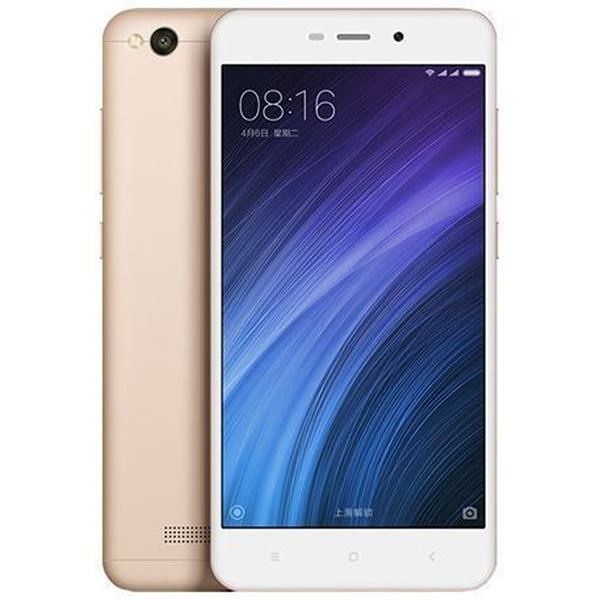 REFURBISHED XIAOMI REDMI 4A 16GB 2GB RAM GOLD DISPLAY 5.0 INCHES BACK CAMERA 13.0 MP DUAL SIM ANDROID 8