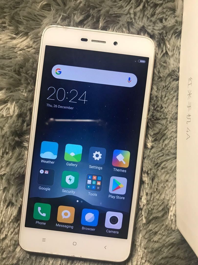 REFURBISHED XIAOMI REDMI 4A 16GB 2GB RAM GOLD DISPLAY 5.0 INCHES BACK CAMERA 13.0 MP DUAL SIM ANDROID 8