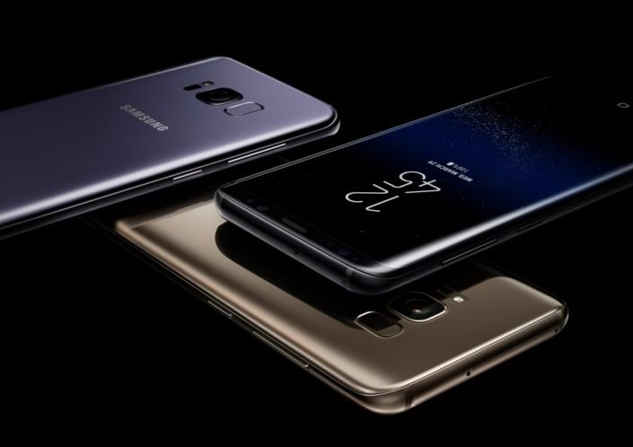 REFURBISHED SAMSUNG S8 SINGLE SIM 64GB BLACK 90Hz AMOLED CURVED Screen 25W Charging Side Fingerprint Unlock 4G LTE