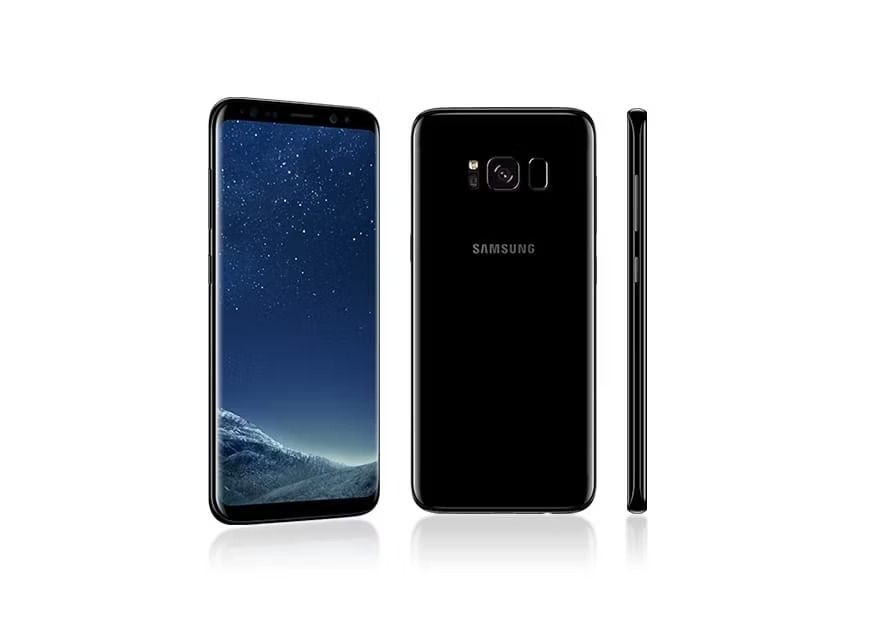 REFURBISHED SAMSUNG S8 SINGLE SIM 64GB BLACK 90Hz AMOLED CURVED Screen 25W Charging Side Fingerprint Unlock 4G LTE