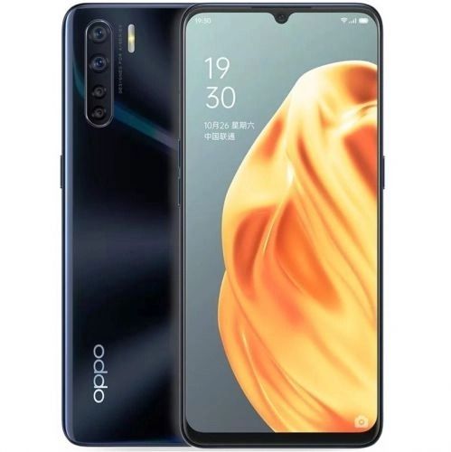 Refurbished Phones OPPO A91 128GB+8GB 6.4" 4000mAh AMOLED Screen Dual SIM 4G Fingerprint with Face Unlock Type-C charge 48MP+16MP with charger