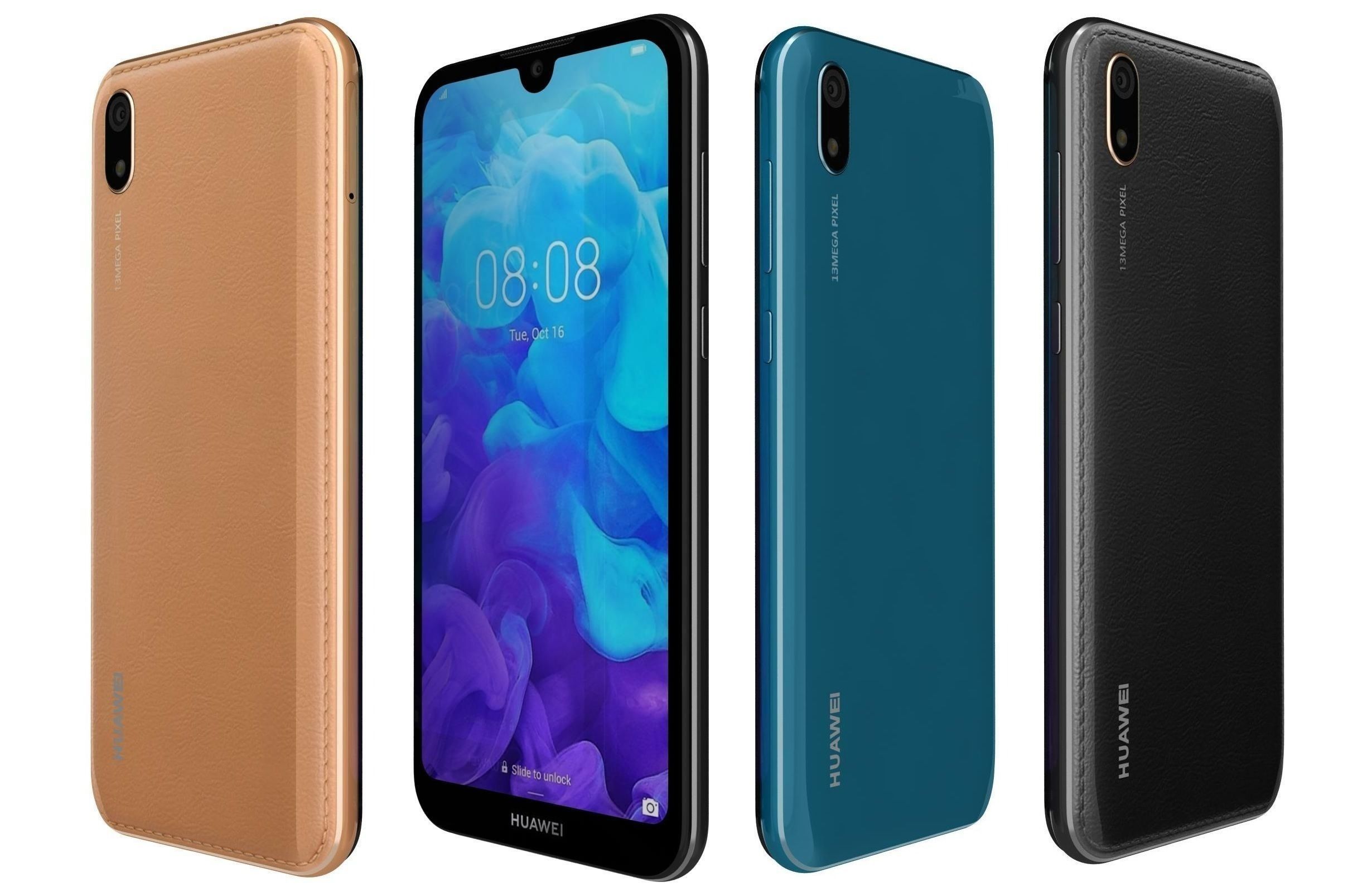 REFURBISHED HUAWEI Y5 2019 3GB RAM 32GB ROM DISPLAY 5.71-inch Rear Camera 13MP BLACK  ,BLUE ,GOLD COLOR WITH CHARGER