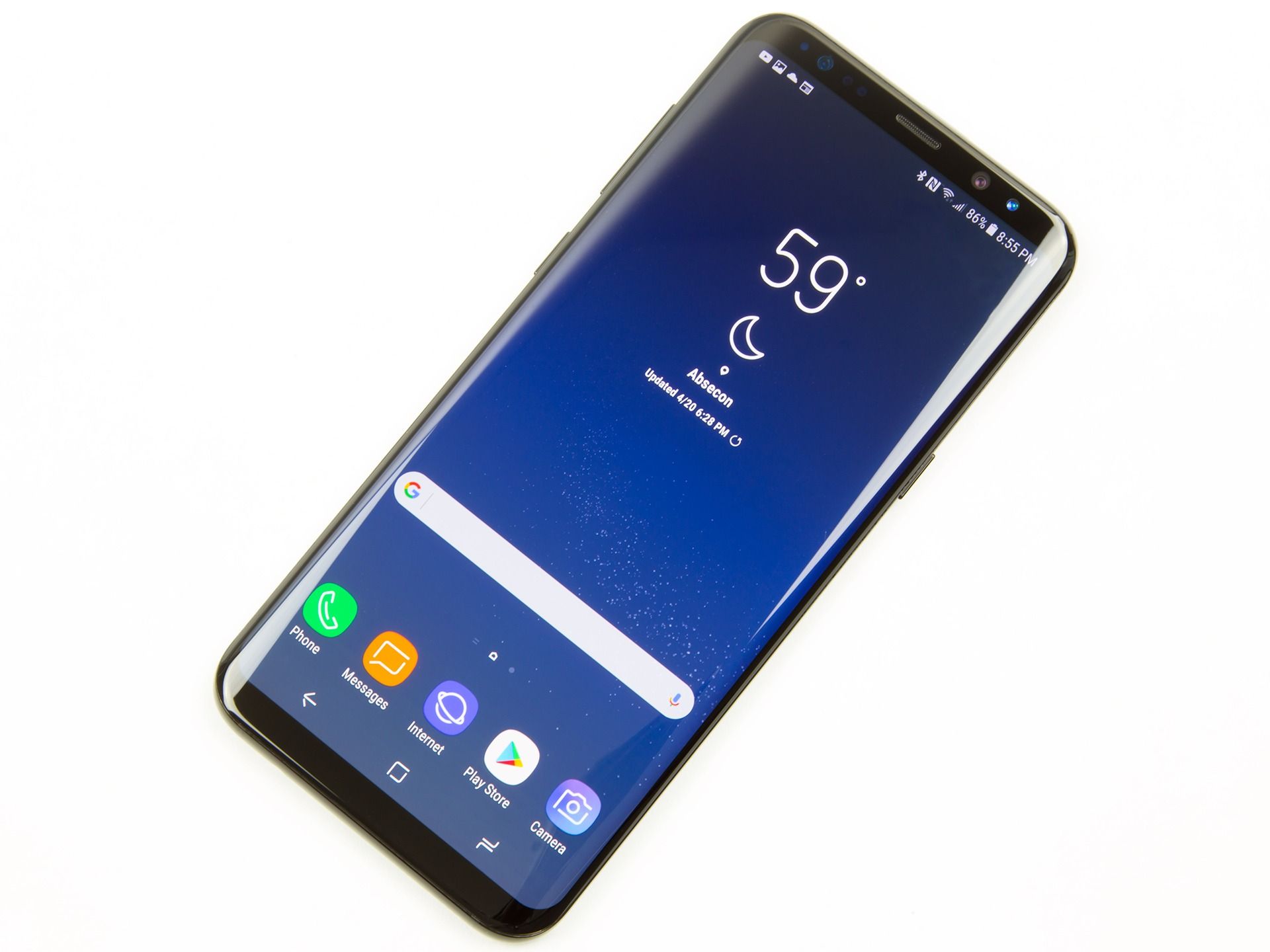 SAMSUNG GALAXY  S8+ PLUS DISPLAY 6.2 INCHES REAR CAMERA 12MP FRONT CAMERA 8MP 4GB RAM 64GB ROM  PROCESSOR Samsung Exynos 8895 BLACK