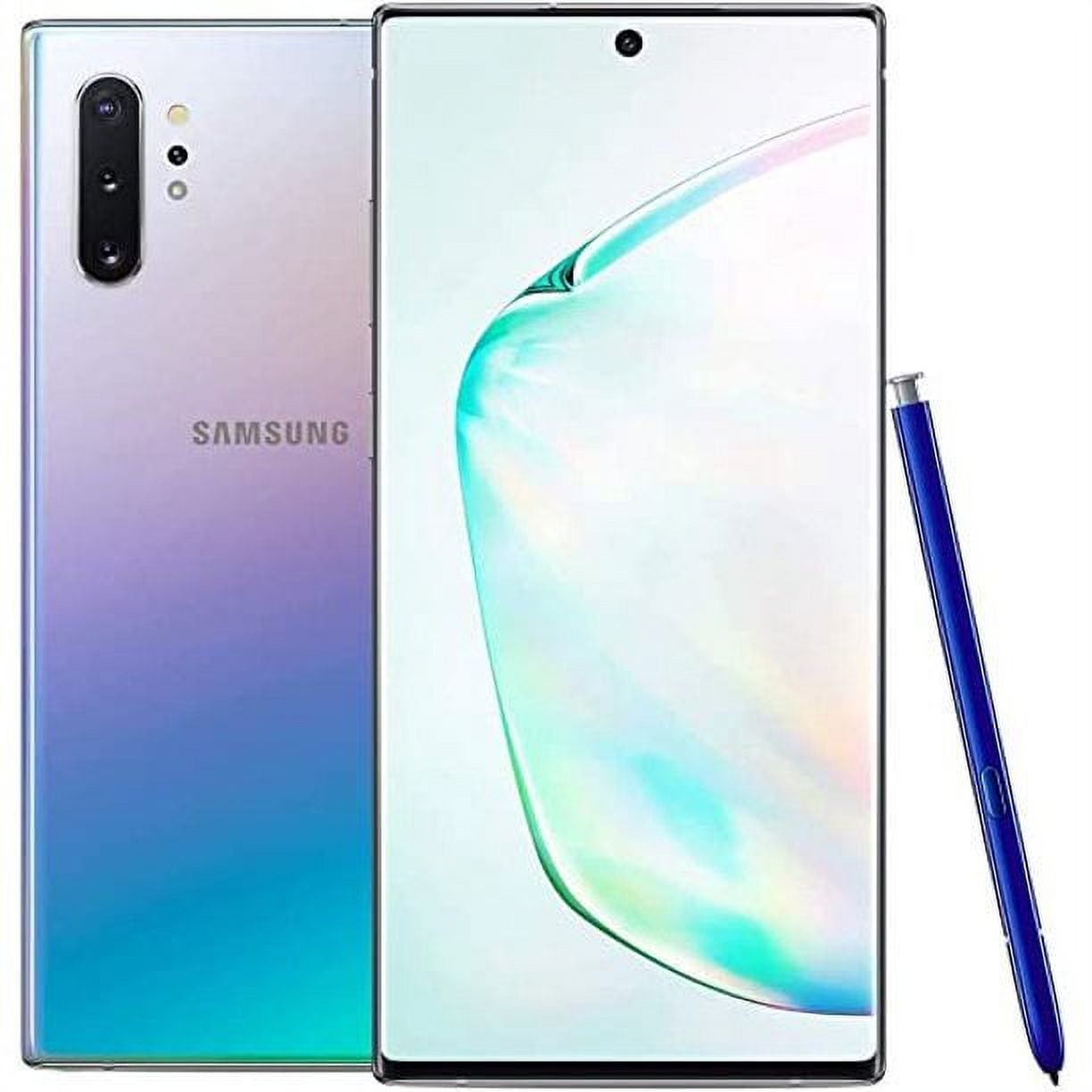 REFURBISHED  SAMSUNG NOTE 10 PLUS DISPLAY 6.8 INCHES 12GB RAM  256GB ROM Triple Camera 16 MP / 12 MP / 12 MP  AURA GLOW COLOR WARRANTY