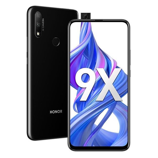 REFURBISHED HUAWEI HONOR 9X 6GB RAM 128GB ROM DISPLAY 6.6 INCHES  REAR CAMERA 48MP + 8MP + 2MP BATTERY CAPACITY 4000MAH black