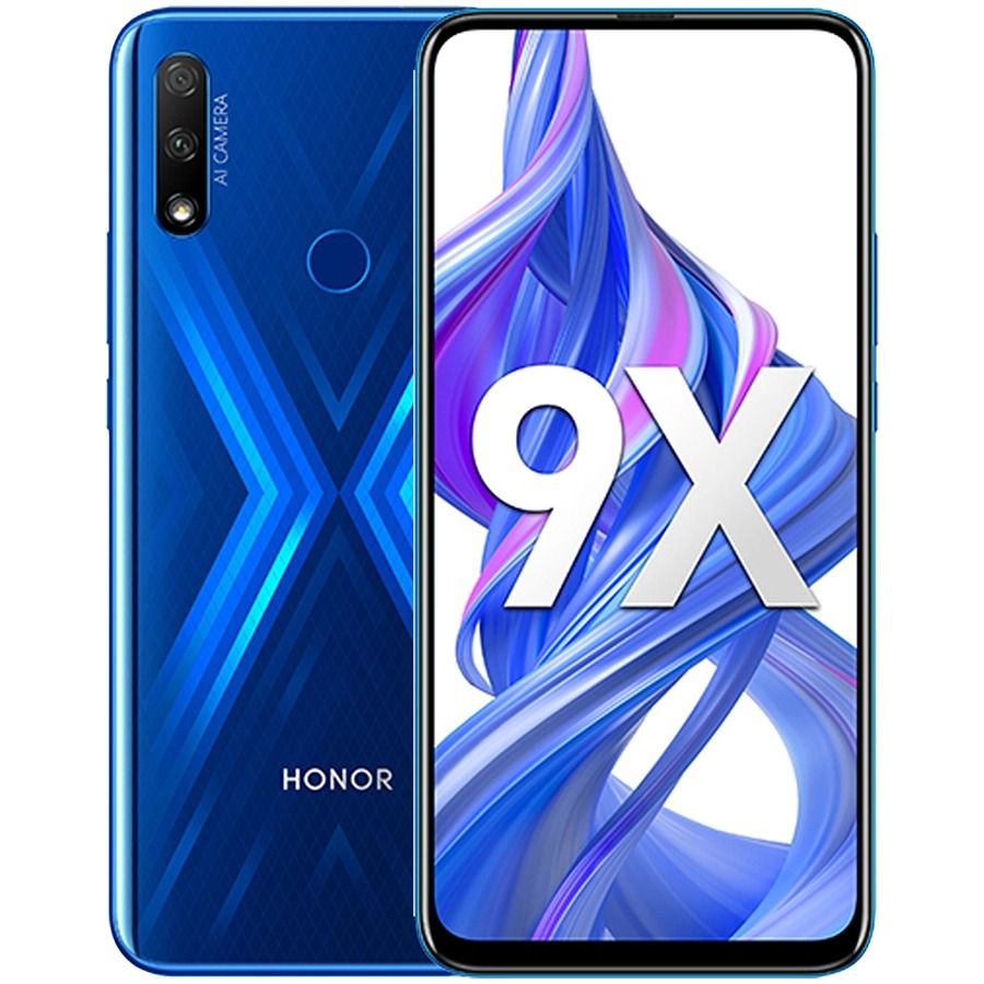 REFURBISHED HUAWEI HONOR 9X 6GB RAM 128GB ROM DISPLAY 6.6 INCHES  REAR CAMERA 48MP + 8MP + 2MP BATTERY CAPACITY 4000MAH black