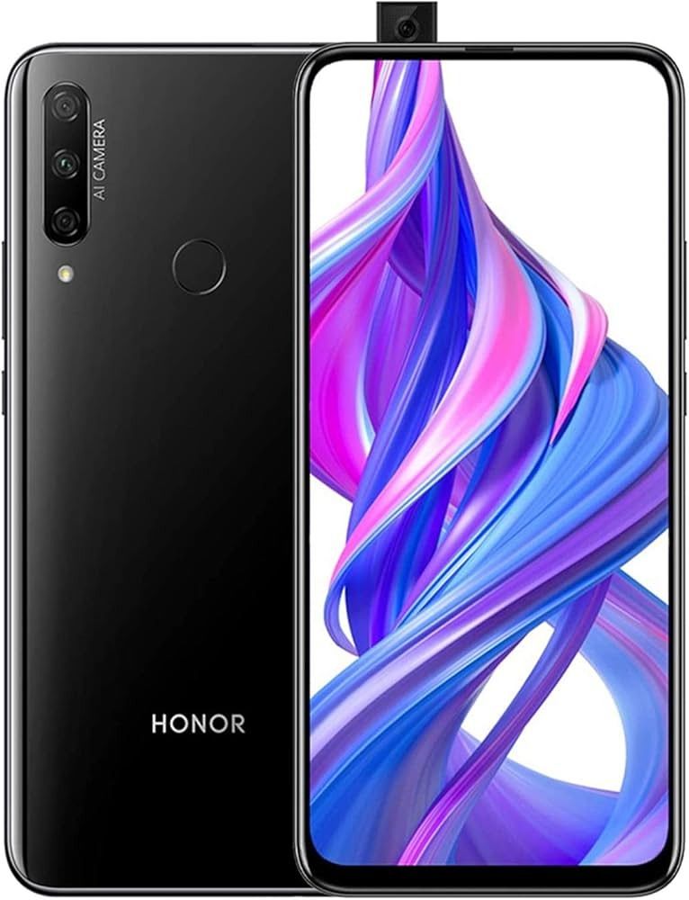 REFURBISHED HUAWEI HONOR 9X 6GB RAM 128GB ROM DISPLAY 6.6 INCHES  REAR CAMERA 48MP + 8MP + 2MP BATTERY CAPACITY 4000MAH black