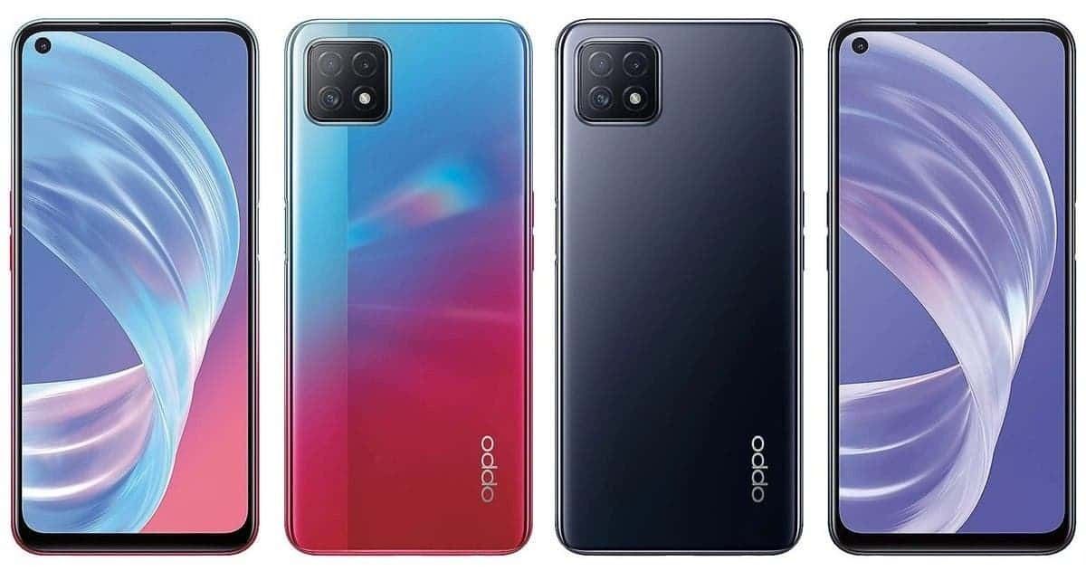 REFURBISHED OPPO A73 5G BLACK 8GB RAM 128GB ROM DISPLAY 6.5 INCHES REAR BACK CAMERA 16MP + 8MP + 2MP + 2MP BATTERY CAPACITY 4000MAH PINK