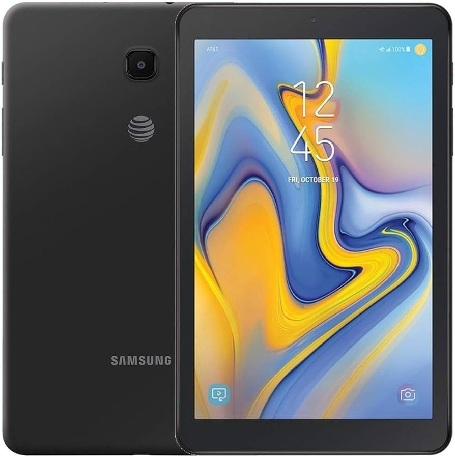 REFURBISHED 99% CLEAN SAMSUNG TAB A 8.0 2018 32GB ROM BATTERY CAPACITY 5000MAH BLACK ANDROID 8 (WIFI+ CELLULAR)