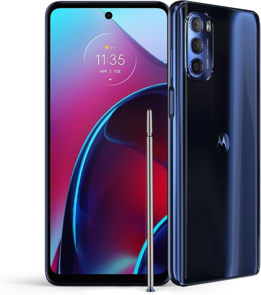 REFURBISHED MOTOROLA MOTO G STYLUS 2022 128GB ROM 6GB RAM DISPLAY 6.8 INCHES REAR CAMERA 50MP + 8MP + 2MP FRONT CAMERA 16MP BATTERY CAPACITY 5000Mah