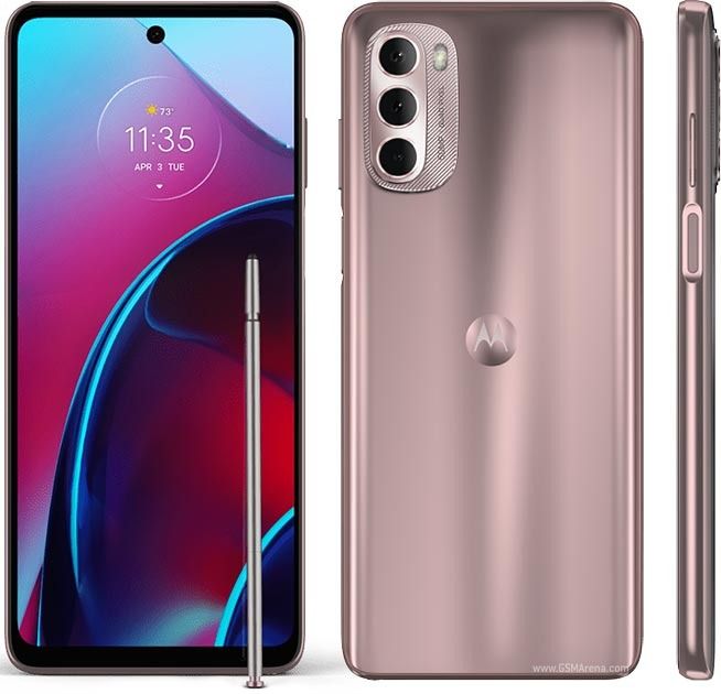 REFURBISHED MOTOROLA MOTO G STYLUS 2022 128GB ROM 6GB RAM DISPLAY 6.8 INCHES REAR CAMERA 50MP + 8MP + 2MP FRONT CAMERA 16MP BATTERY CAPACITY 5000Mah