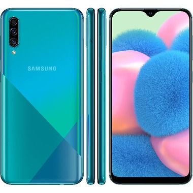 SAMSUNG A30S 128GB ROM 4GB RAM DISPLAY 6.40 INCHES REAR CAMERA 25MP + 5MP + 8MP FRONT CAMERA 16MP  ANDROID 10 BATTERY CAPACITY 4000Mah