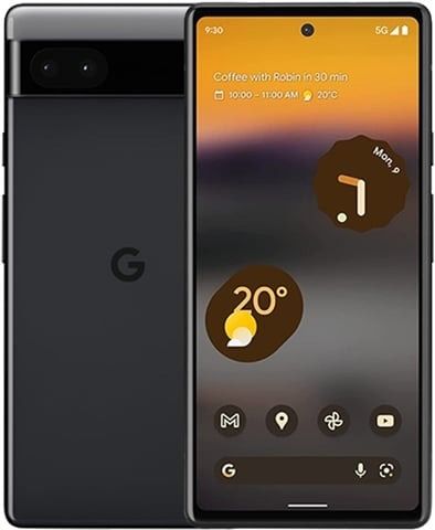 REFURBISHED CLEAN 99% GOOGLE PIXEL 6A 128GB ROM 8GB RAM DISPLAY 6.1 INCHES REAR CAMERA 12.2MP + 12MP FRONT CAMERA 8MP  BATTERY CAPACITY 4410mAh ANDROID 15