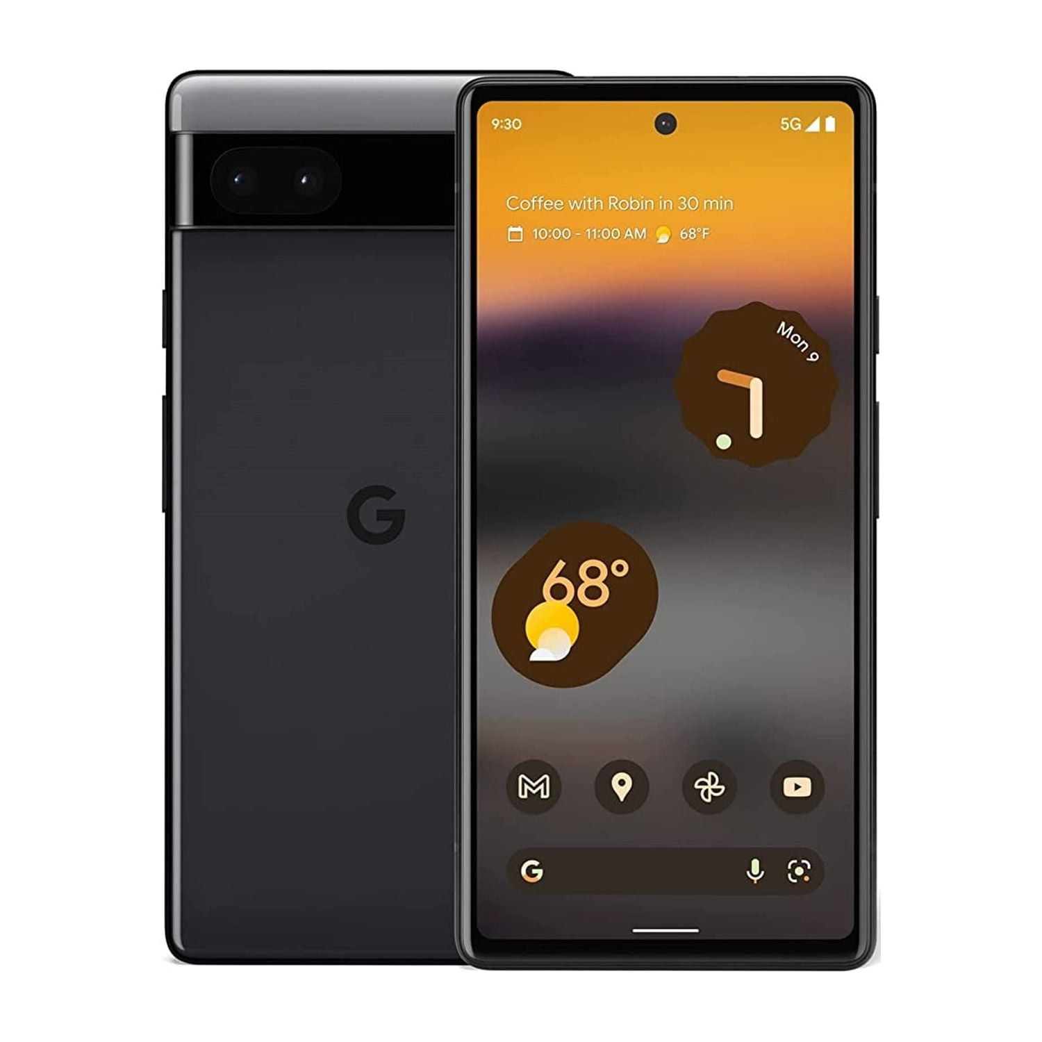 REFURBISHED CLEAN 99% GOOGLE PIXEL 6A 128GB ROM 8GB RAM DISPLAY 6.1 INCHES REAR CAMERA 12.2MP + 12MP FRONT CAMERA 8MP  BATTERY CAPACITY 4410mAh ANDROID 15