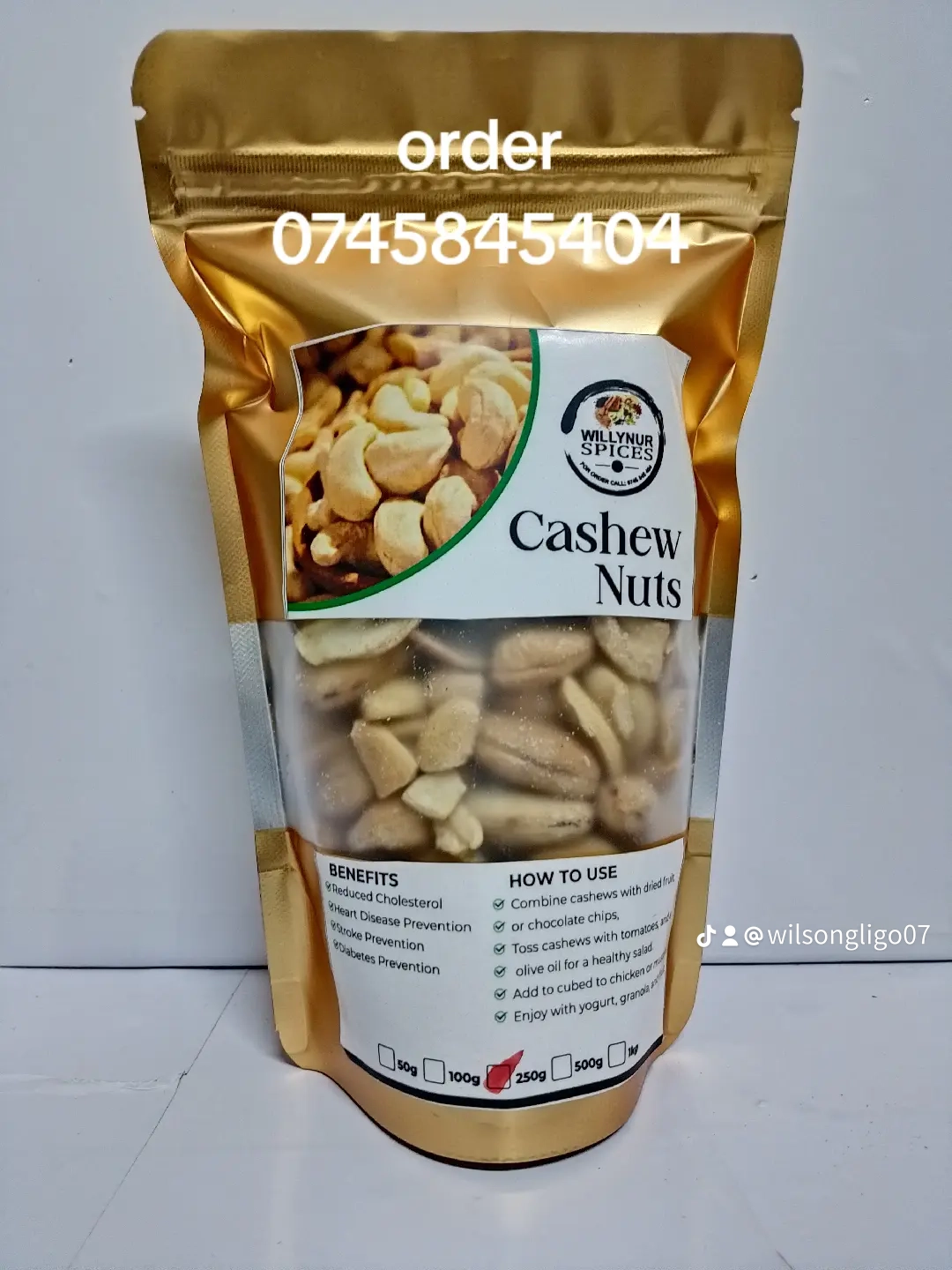 ROASTED CASHEW NUTS