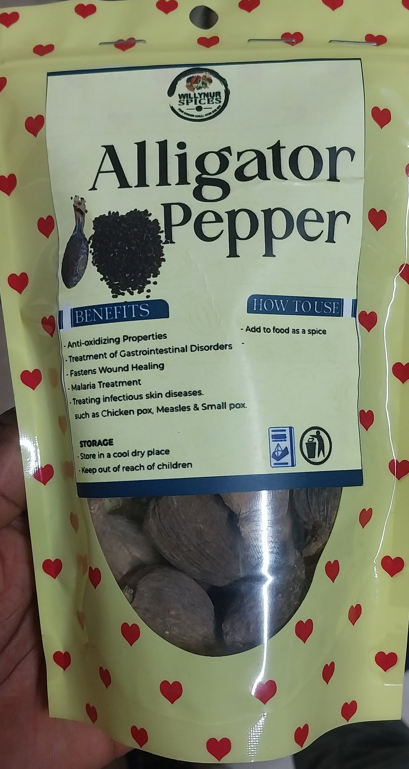 ALLIGATOR PEPPER WHOLE SEEDS