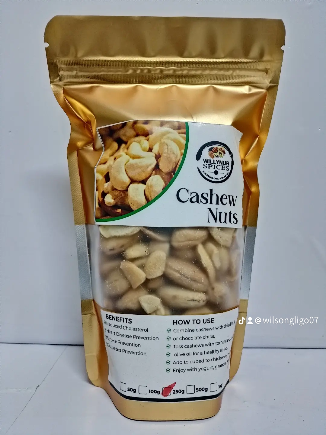 ROASTED AND SALTED CASHEW NUTS (fresh And Crunch)