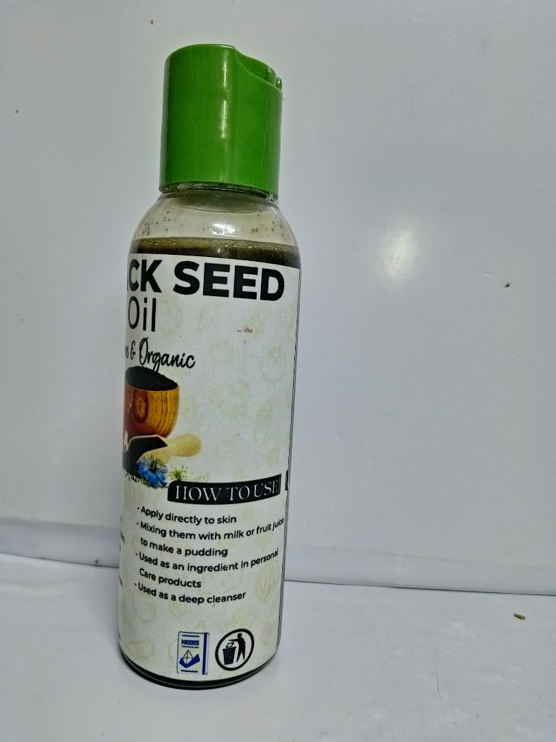 Black seeds oil (pure organic cold pressed oil)