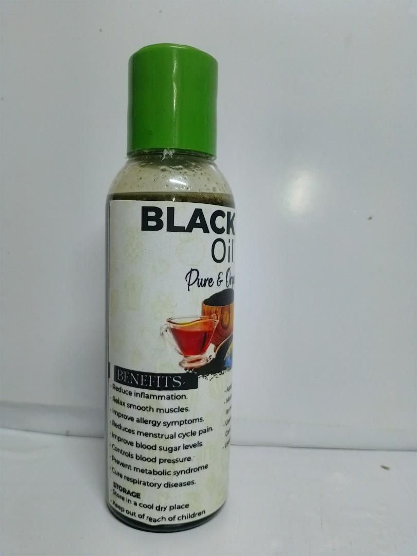 Black seeds oil (pure organic cold pressed oil)