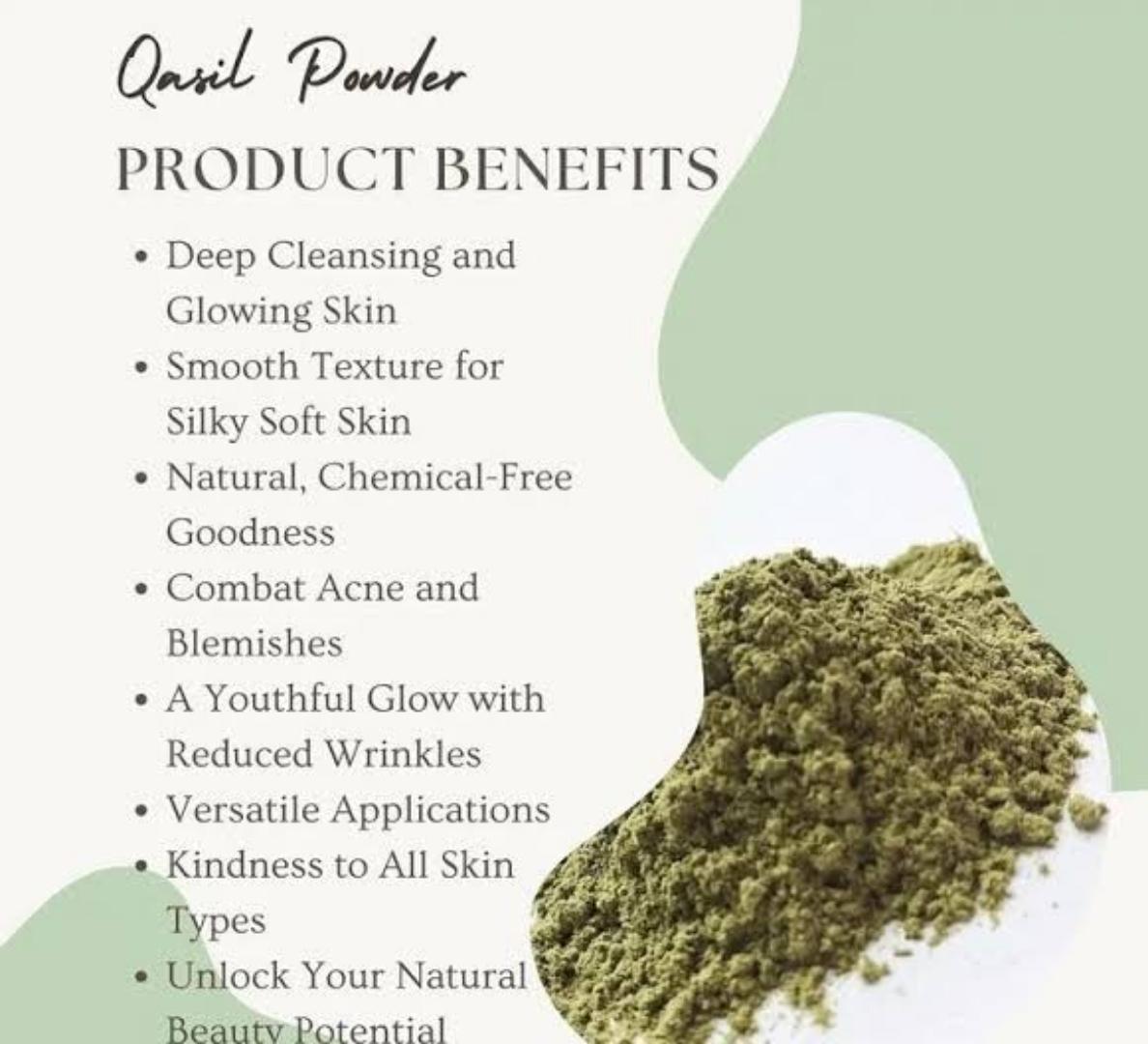 organic QUSIL POWDER for face cleansing