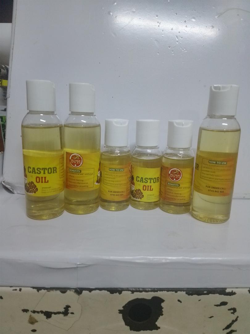 organic cold pressed yellow Castor oil