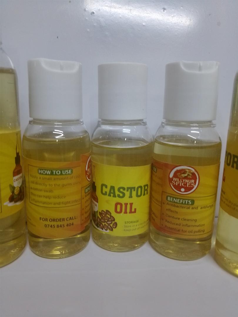 organic cold pressed yellow Castor oil