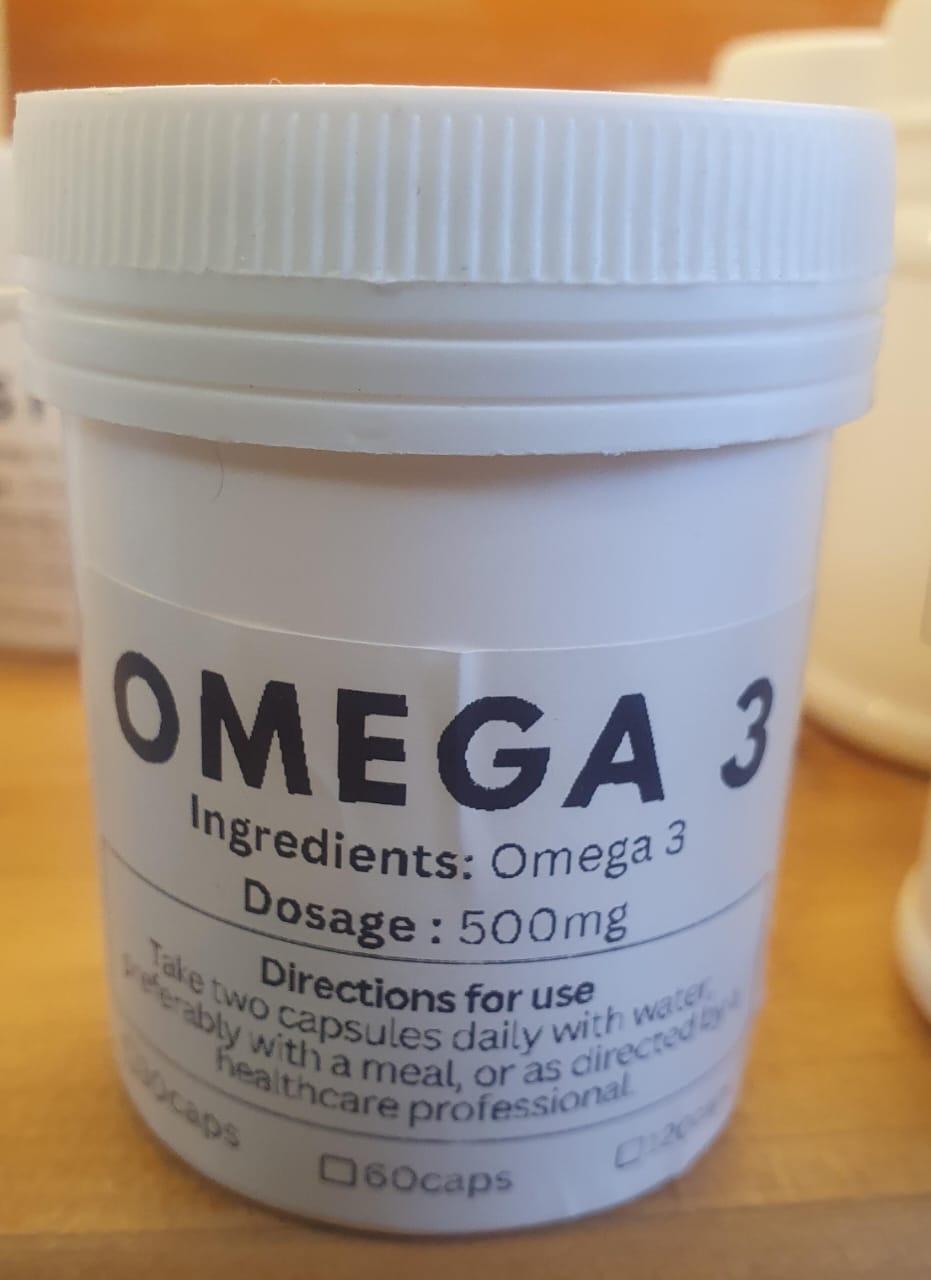 OMEGA 3 powder capsules - 60 capsules