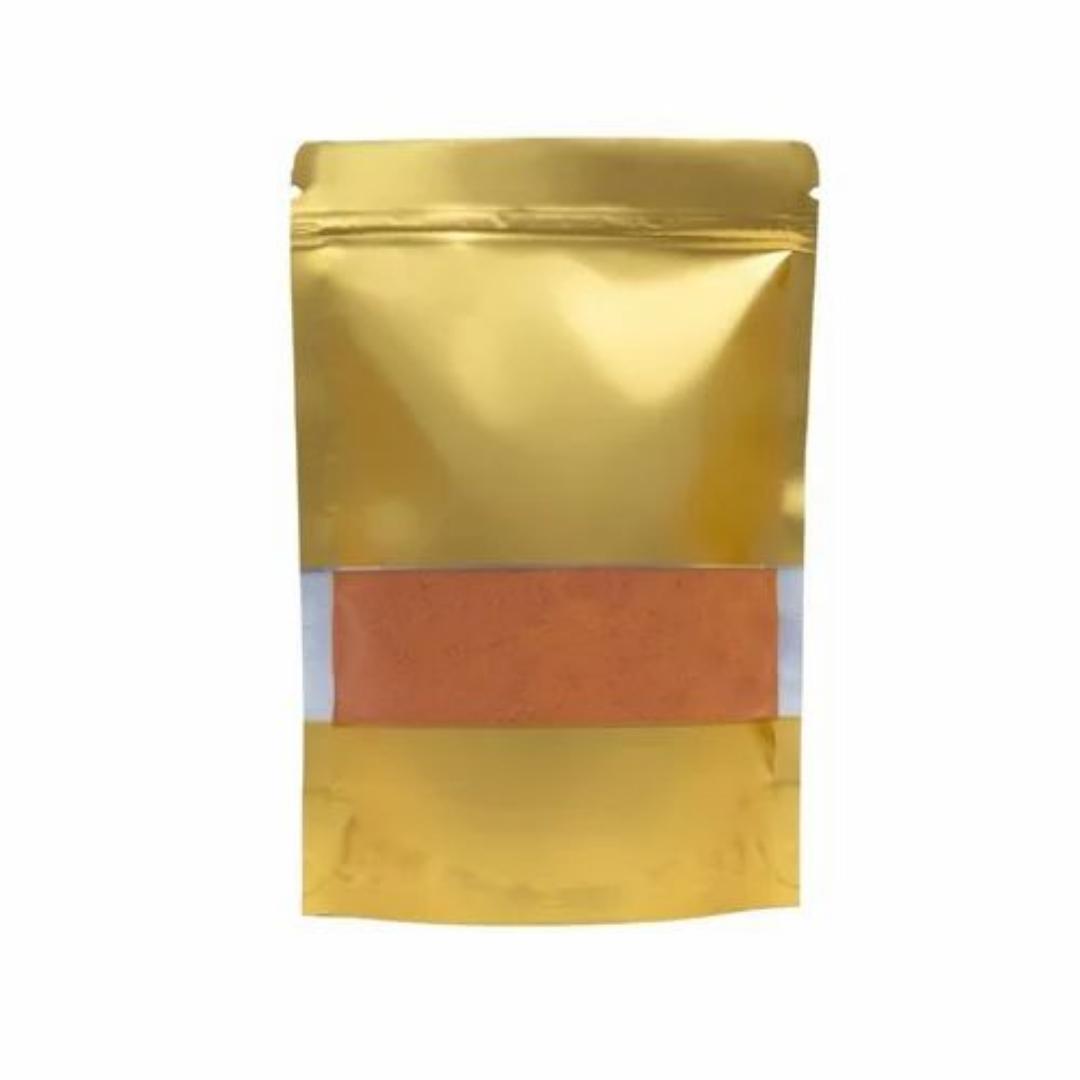 Golden ziplock for nuts ,herbs packaging potch bags