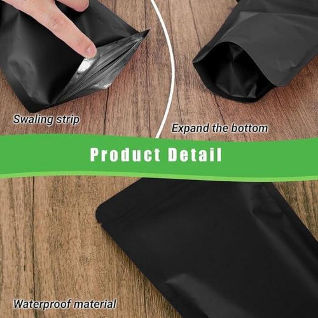 Golden ziplock for nuts ,herbs packaging potch bags