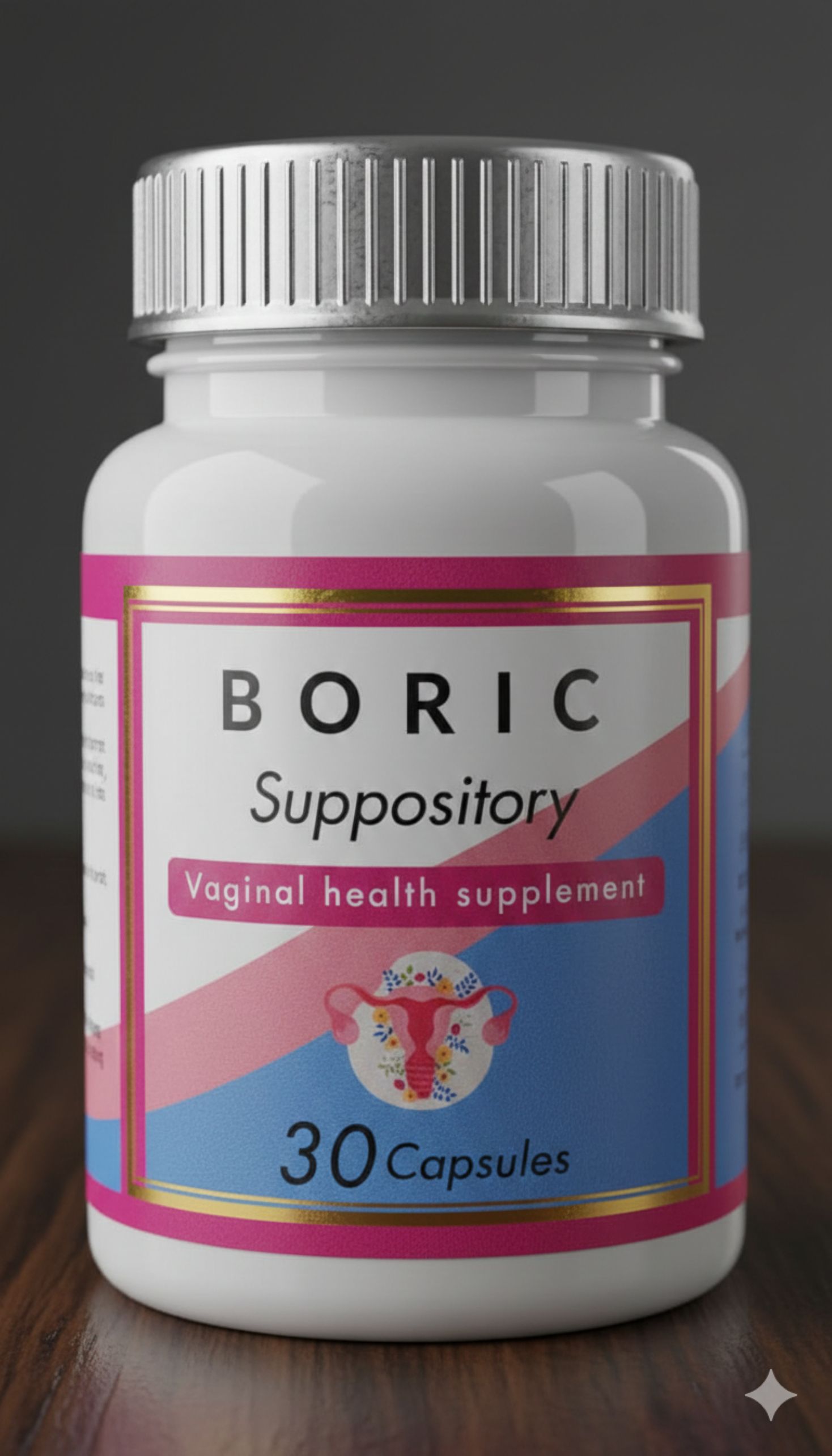 Natural Boric Acid Suppositories for Optimal Vaginal pH balance, odor control, freshness, vaginal health)