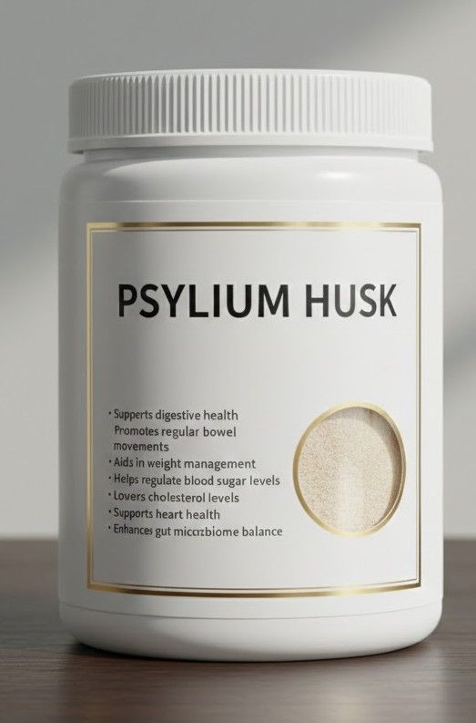 Psyllium husk for Digestive health. type of fiber that acts as a gentle, bulk-forming laxative. Possible benefits range from relieving constipation and treating diarrhea to managing blood sugar levels