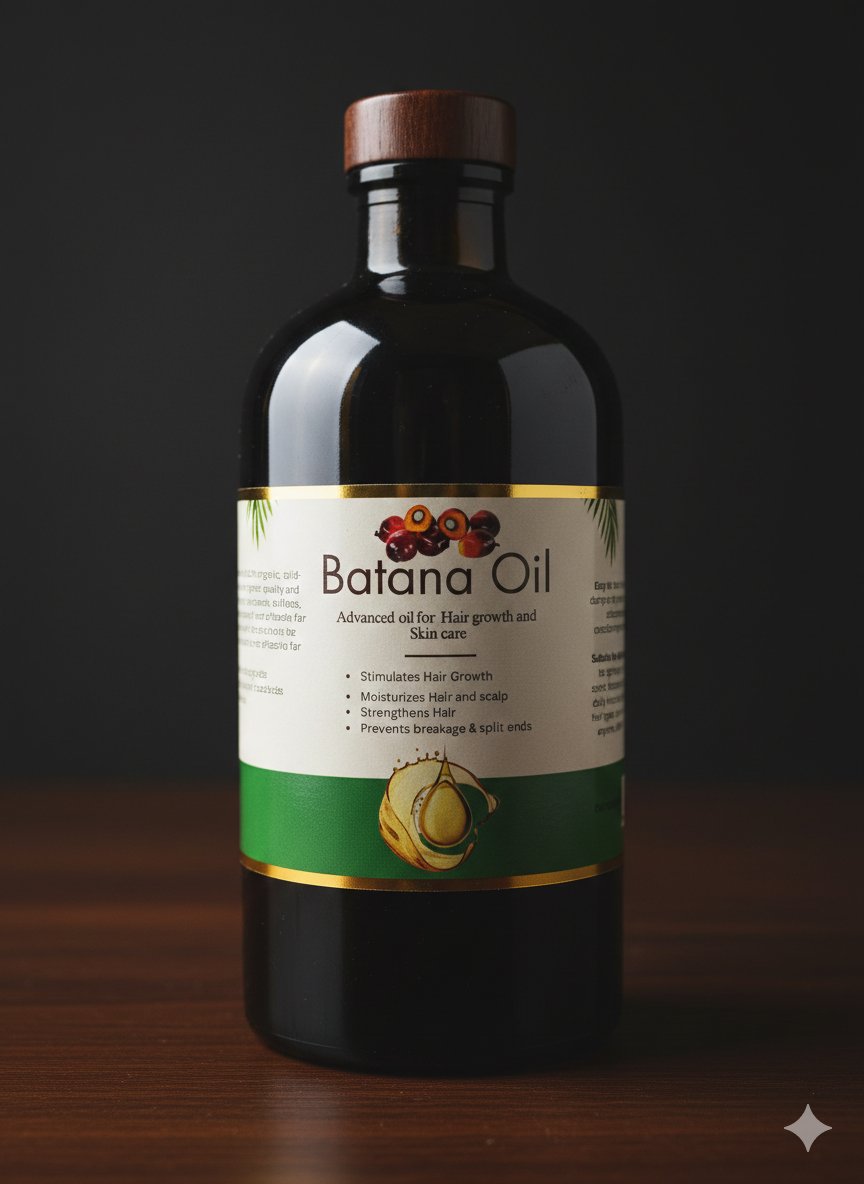 BATANA OIL.Revitalize your hair with Batana Oil, Honduras' secret to growth and strength. Say goodbye to damage and hello to your best hair yet with this pure, natural hair elixir.