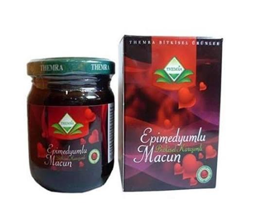 Epimedyumlu macun (or Epimedium Paste) is a traditional Turkish herbal, honey-based paste primarily used for sexual enhancement, including treating erectile dysfunction and preventing premature ejacul