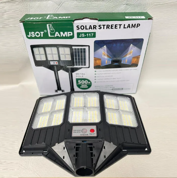 500 Watts Solar Street Lamp High power solar panel Easy to install / No wiring needed Light