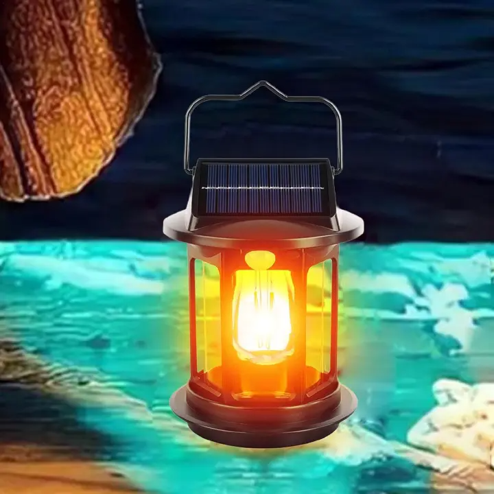 Solar Camping Lights - Rechargeable Tent Light | Portable Waterproof Solar USB Rechargeable Flashlight, Camping Gear Survival Kits for Home Outdoor
