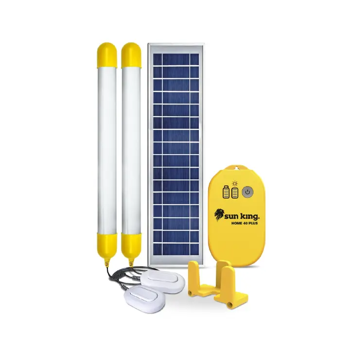 SUN KING SOLAR SYSTEM - Home 40 Plus | Portable Solar Tube Light with Mobile Phone Charging