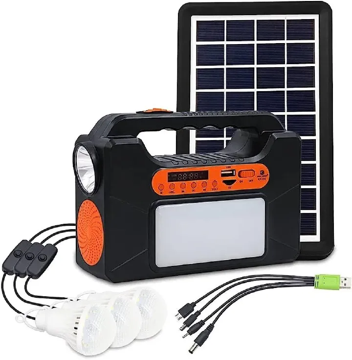 Mini Solar Lighting System With Speaker
